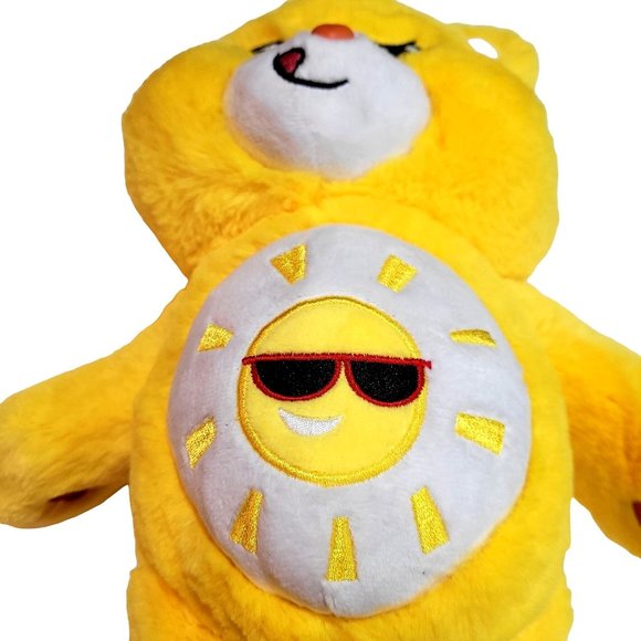 Care Bears Funshine Sunshine Bear 2020 Yellow Sunglasses EUC 14" - Picture 4 of 8
